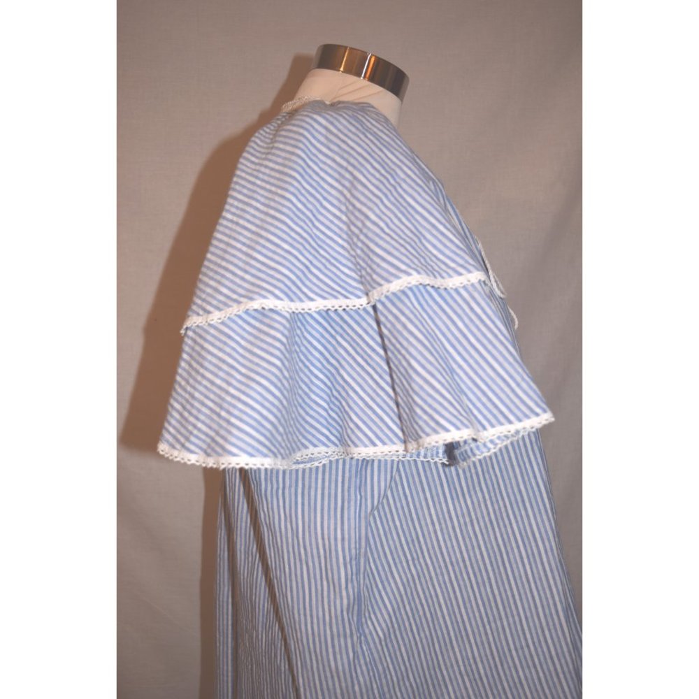 Seven7 Striped Tie Front Blouse size XL - Picture 5 of 10